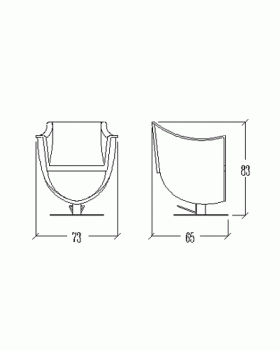 Кресло парикмахерское "POD"