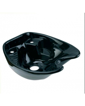 Парикмахерская средняя раковина SUN&SPA "ГАММА" черная + СЛИВ