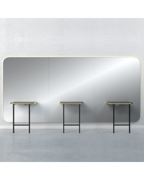 Зеркало парикмахерское "Madison Gold Infinite 3P"