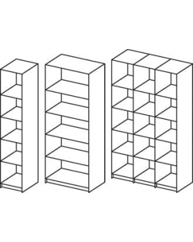Шкаф-стеллаж "№1"