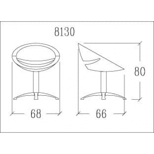 Кресло парикмахерское "COCONUT"
