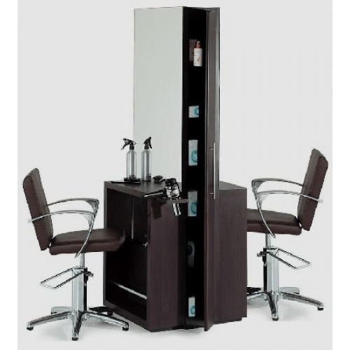 Мужское зеркало барбер двухстороннее "Ahead"