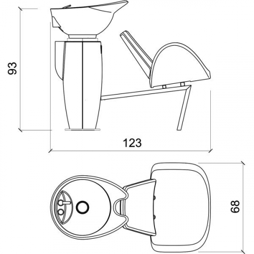 Мойка парикмахерская "Graliwash"