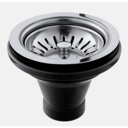 Парикмахерская средняя раковина SUN&SPA "ГАММА" черная + СЛИВ