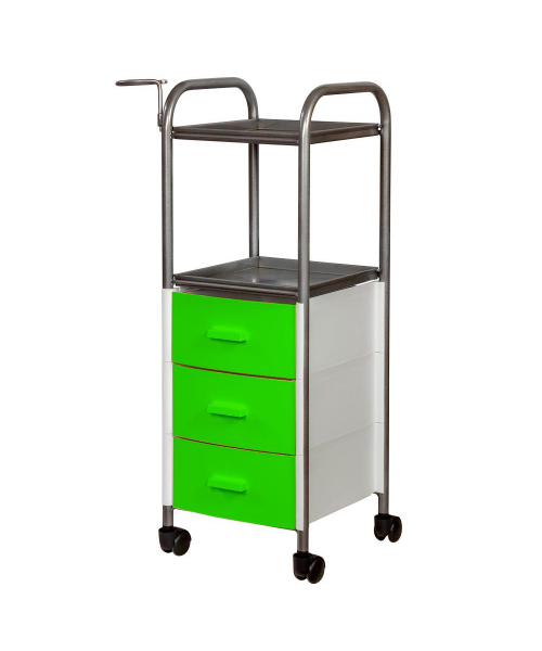 Тележка парикмахерская "Глорис-09" цветные ящики