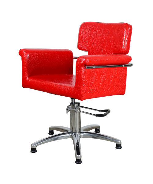 Парикмахерское кресло "МД-77" Красное